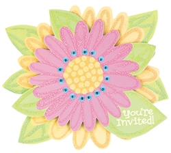 Splashy Flower Invitation | Party Supplies