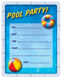 Pool Party Invitations | Party Supplies