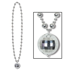 Disco Ball Beads with Disco Ball Medallion