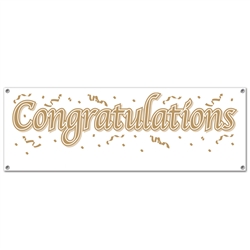 Congratulations Blank Sign Banner