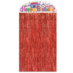 Birthday Cake Character Curtain