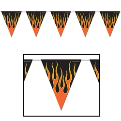 Flame Pennant Banner