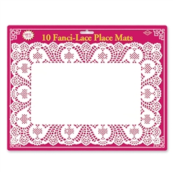 Fanci-Lace White Bond Place Mats