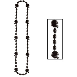 Black Football Beads