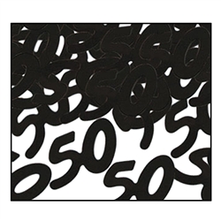 Black Fanci-Fetti "50" Silhouettes