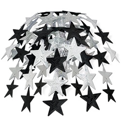 Black & Silver Star Cascade