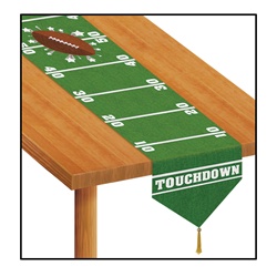 Printed Game Day Football Table Runner
