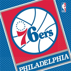 Philadelphia 76ers Luncheon Napkins | Party Supplies