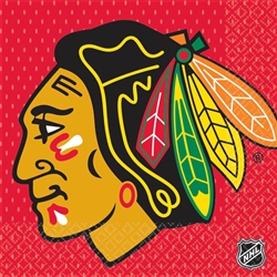 Chicago Blackhawks Luncheon Napkins | Party Supplies