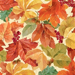 Elegant Leaves Dinner Napkins | Party Supplies