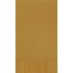 Gold Guest Towels - 16ct. | Party Supplies