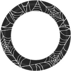 Spider Web Plates 6-3/4" | Party Supplies