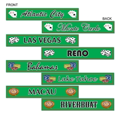 Gambling Destination Street Sign Cutouts