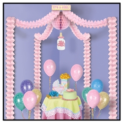 It's A Girl Party Canopy