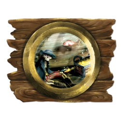 Sunken Ship Porthole Cutout