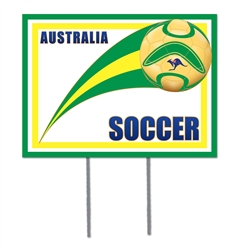 Australia Plastic Yard Sign