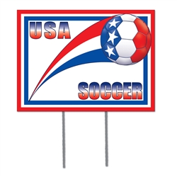 USA Plastic Yard Sign