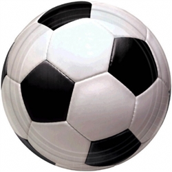 Soccer Fan 7" Round Paper Plates | Party Supplies