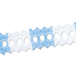 Light Blue & White Arcade Garland