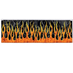 FR Metallic Flame Fringe Banner