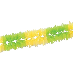 Light Green & Canary Pageant Garland