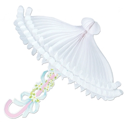 White Tissue Parasol