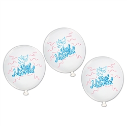 Just Married Balloons