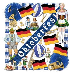 Oktoberfest Decorating Kit - 37 Pieces