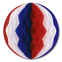 Red, White and Blue Tissue Balls