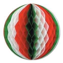 Red, White & Green Tissue Ball