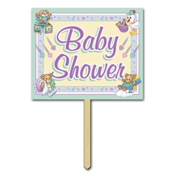 Baby Shower Yard Sign