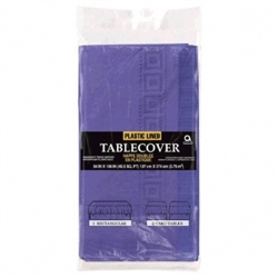 New Purple 3-Ply 54" x 108" Table Cover | Party Supplies