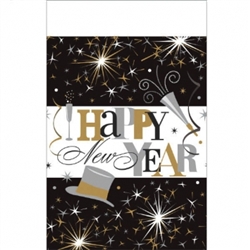 Elegant Celebration Table Cover | New Year's Eve Decorations