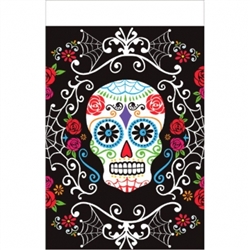 Day of The Dead Plastic Table Cover | Halloween Party Supplies