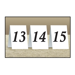 Numbered Table Cards 13-24
