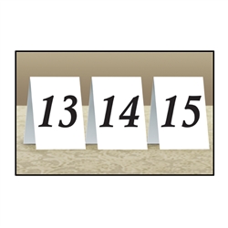 Numbered Table Cards 13-24