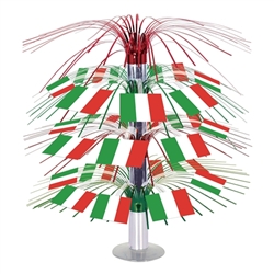 Italian Flag Cascade Centerpiece