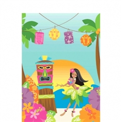 In The Shade Plastic Table Cover | Luau Party Supplies