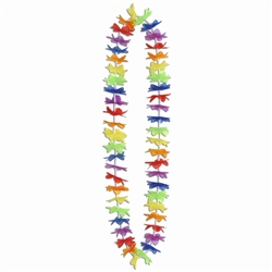 Silk 'N Petals Rainbow Floral Lei