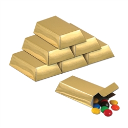 Foil Gold Bar Favor Boxes