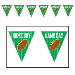 Game Day Football Giant Pennant Banner