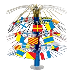 Nautical Flag Cascade Centerpiece