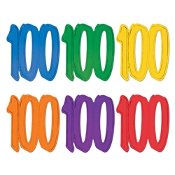 "100" Foil Silhouettes