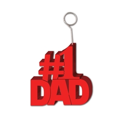 #1 Dad Photo/Balloon Holder