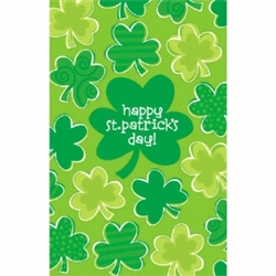 Playful Shamrocks Plastic Table Covers | Party supplies