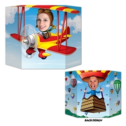 Biplane/Hot Air Balloon Photo Prop