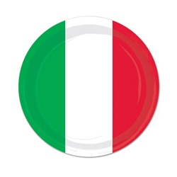 Red, White & Green Plates