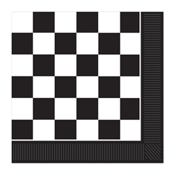 Checkered Luncheon Napkins