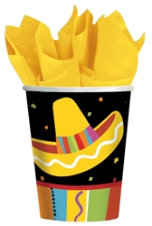 Fiesta Fun 9 oz. Cups | Party Supplies