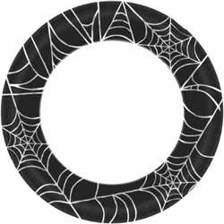 Spider Web Plates 10" | Party Supplies